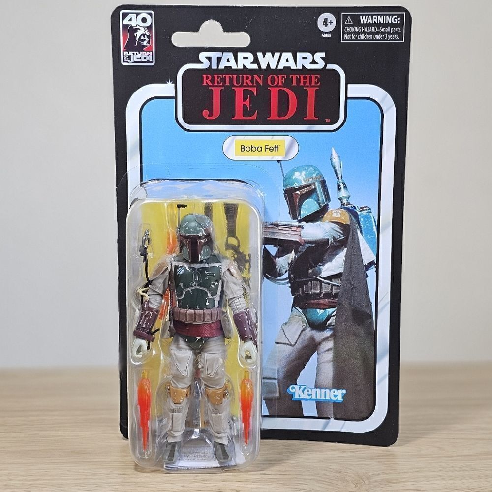 Star Wars Boba Fett Deluxe Action Figure Return Of The Jedi Anniversary Kenner